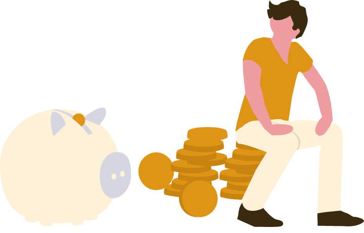 受け取ったスワップポイントを資金として活用するイラスト