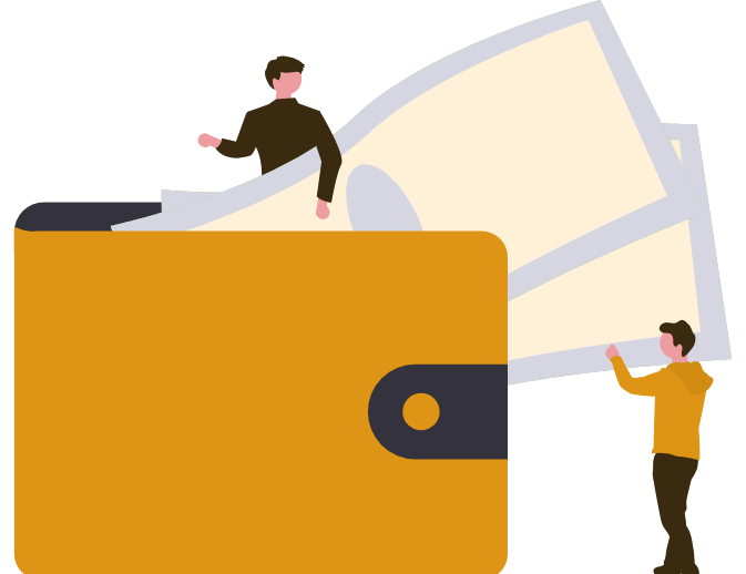 証拠金の仕組みを説明するイラスト